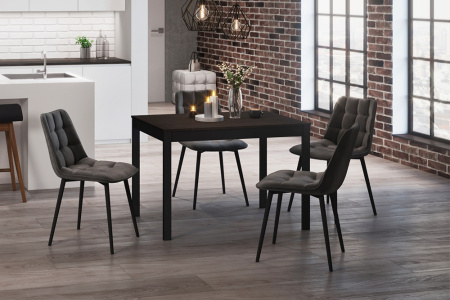 Стул B105 (B105 DARK GREY VL18, BK)